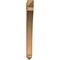 Ekena Millwork Thorton Arts & Crafts Rough Sawn Bracket, Western Red Cedar, 4"W x 28"D x 40"H BKT04X28X40THR03RWR - alternate 4